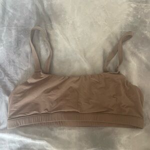 Skims fits everybody bralette medium in umber/taupe